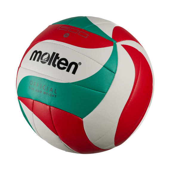 Molten Volleyball V4M1500, weiß/grün/rot,...