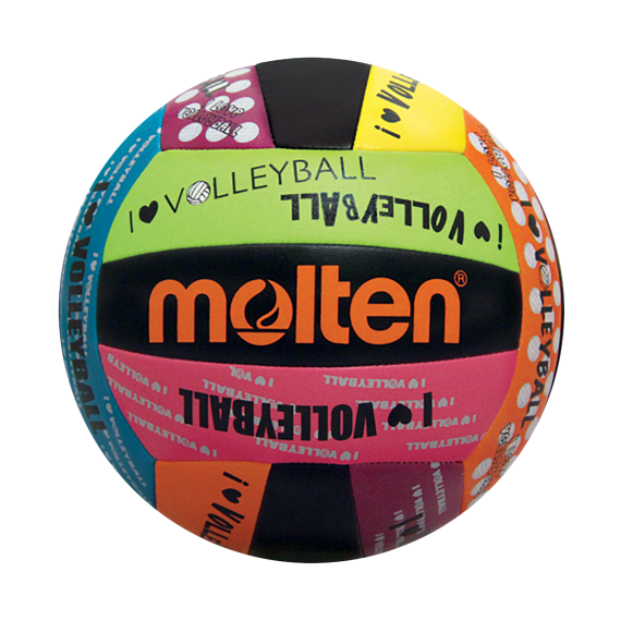 Molten Volleyball MS-500-LUV, bunt, Größe 5